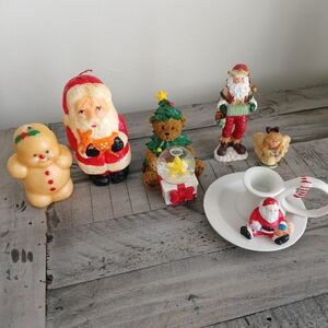 Festive Christmas Figurine Set